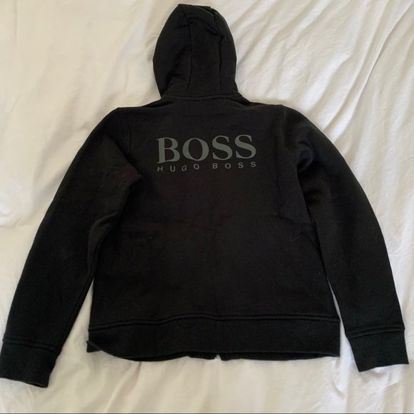 Hugo Boss Black Logo Zip Up Sweater - Picture 7 of 7